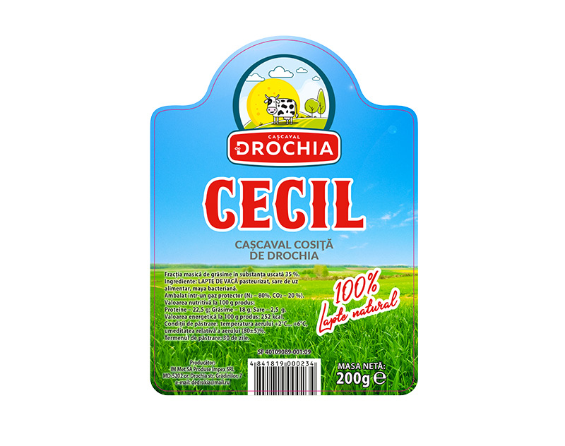 Cheese CECIL suluguni cosiță De Drochia